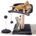 Plateforme en peluche pour tour d'arbre à chat Cat Scratchers Post